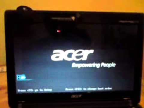 acer netbook re-install xp