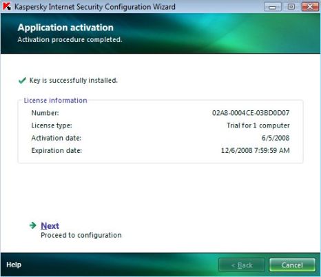 activation significant kaspersky antivirus 2008