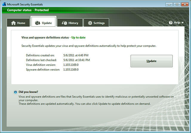 Windows 2008 Server r2 관련 바이러스 백신