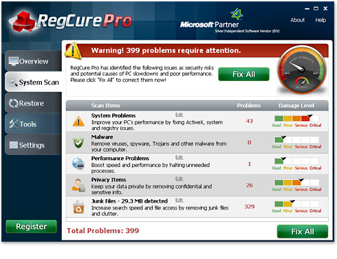 registro suave antivirus