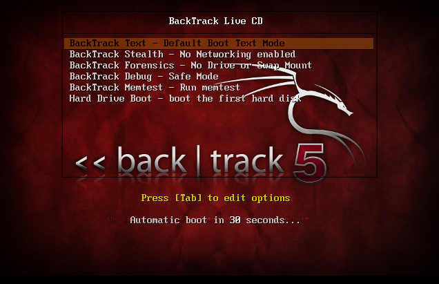 backtrack cinque suggerimenti versione del kernel r1