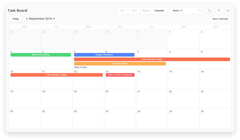 melhor calendário do Android para gerenciador de tarefas