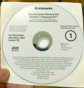 comprar disco de restauración de Windows 7