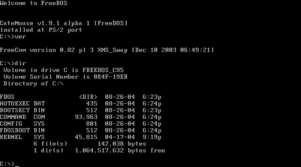 create dos boot disk with usb support