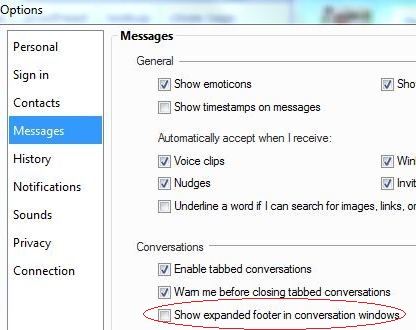 disable ads in windows live messenger 2011
