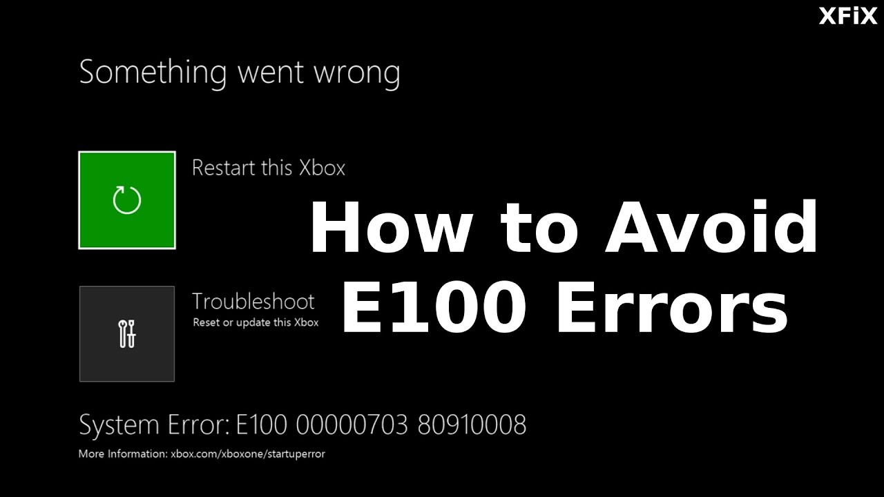 e100 installation error