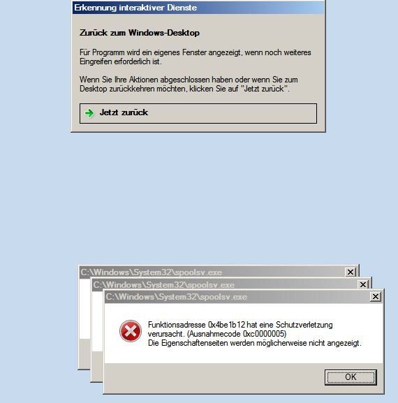 błąd c windows system32 spoolsv exe