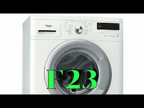 f23 error Whirlpool-Waschmaschine