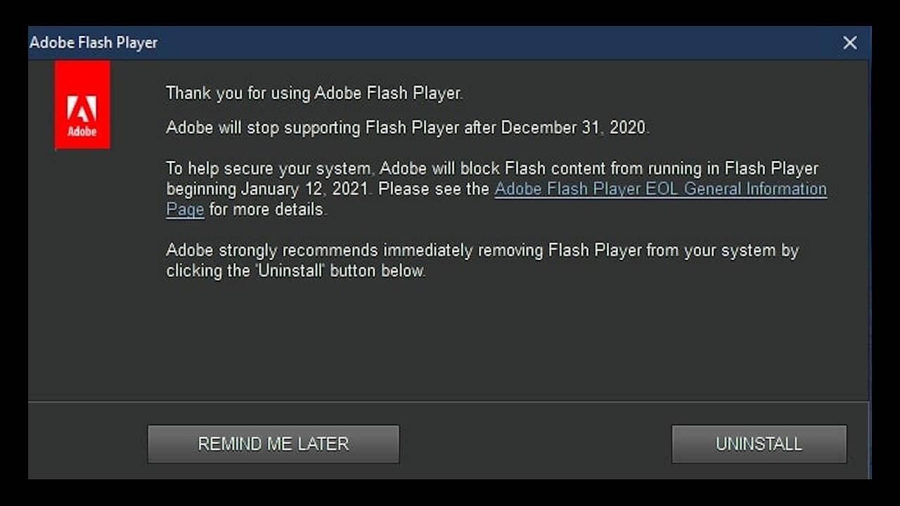 Flash-Player von dieser Windows-Update-Site, bevor Sie fortfahren