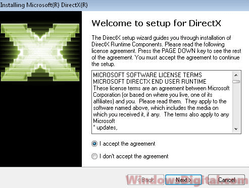 acquisizione gratuita della versione completa di DirectX 9
