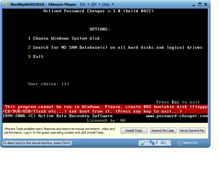 как создать загрузочный mp3 для DOS в Windows 7