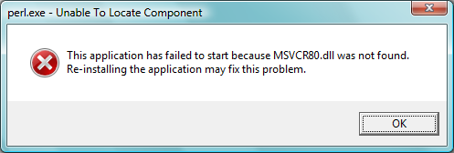 Windows 7에 실패한 msvcr80.dll을 수정하는 방법