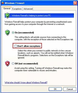 how to buy to windows firewall exceptions list