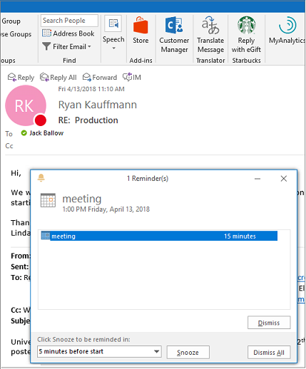how to set up recurring reminders in outlook 2007