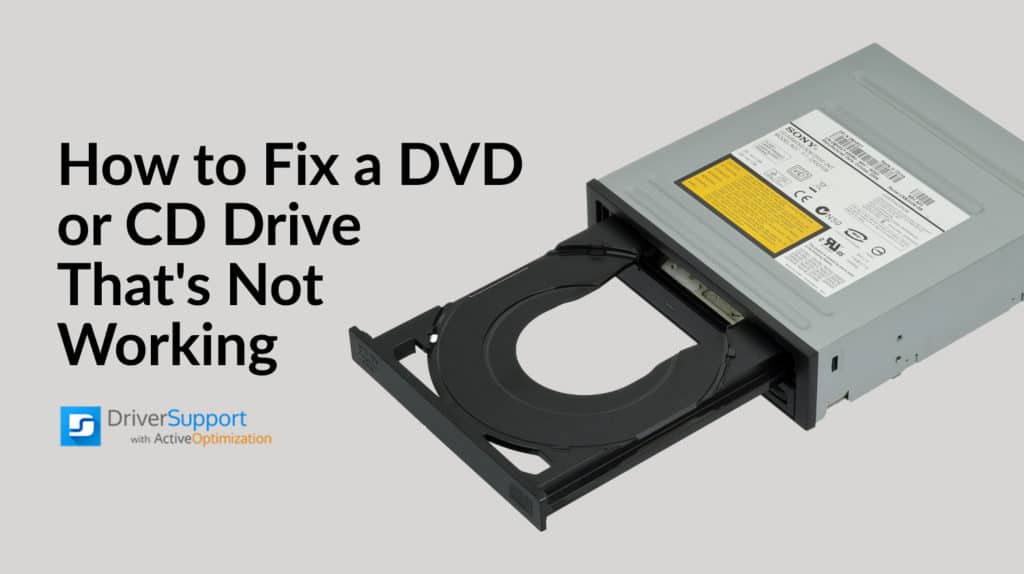 how to fix dvd drive