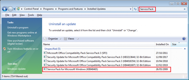 So aktualisieren Sie auf Windows Windows Vista Service Pack 3