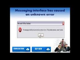 messaging interface unknown error