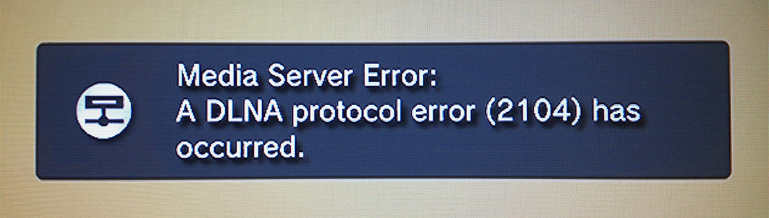 Błąd dlna PlayStation 3