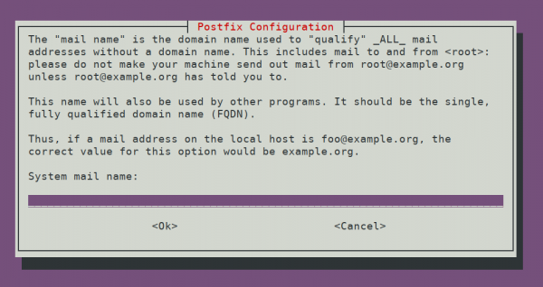 postfix 구성 요소 inet_interfaces 호스트가 로컬 호스트에 없습니다.