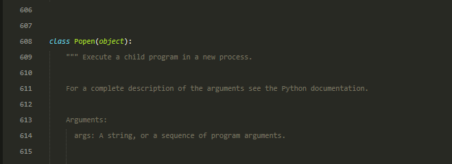 python subprocess windowserror errors 6 l'handle è normalmente non valido