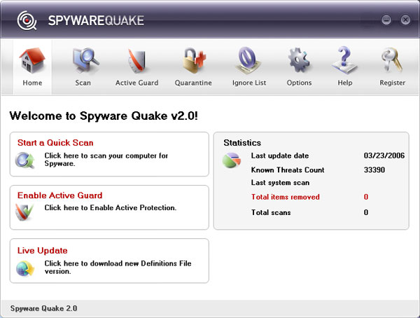 oprogramowanie szpiegowskie odrzucania Quake