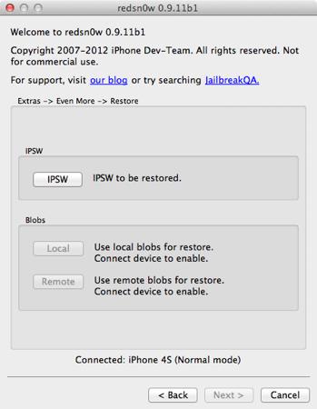 redsnow error 2000 apple ipad 2 2
