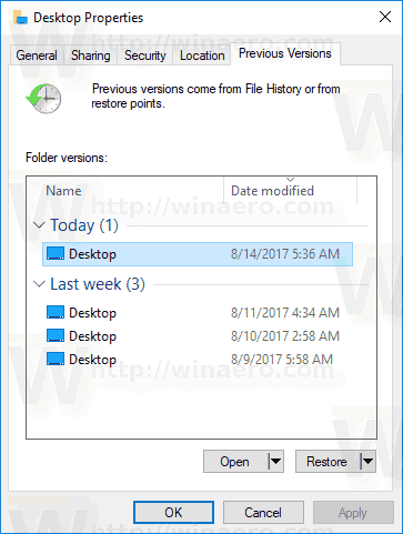 Datei einer älteren Serie neu installieren