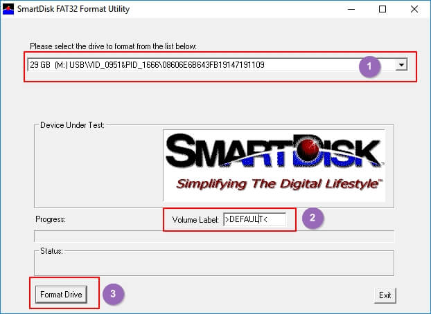smartdisk fat32 tool exe download