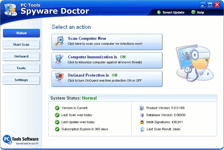 spyware doctor cinco vários 0 1