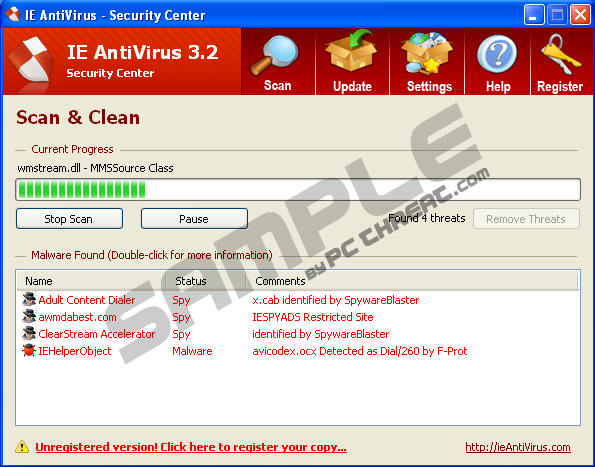 to clear up dh antivirus
