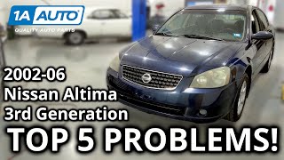 устранение неполадок Nissan Altima 2005