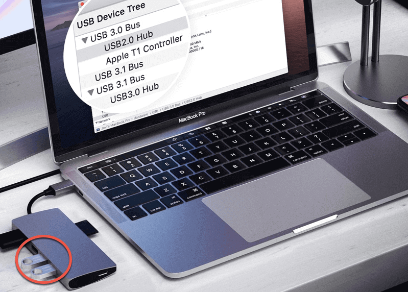 USB-Tablet wird häufig nicht auf dem Mac gefunden