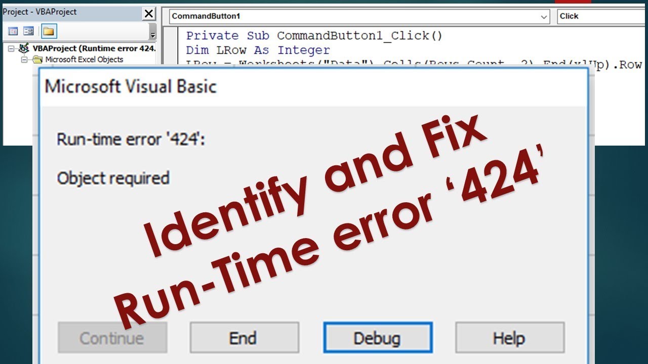 vbscript runtime error object required 424