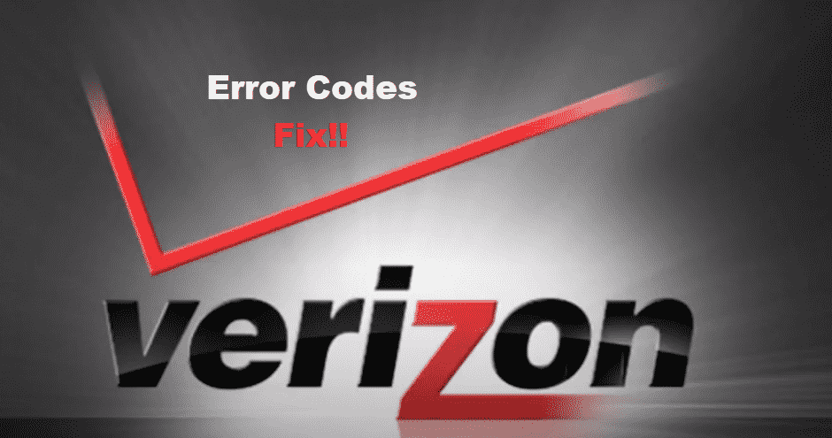verizon cord less error code 109
