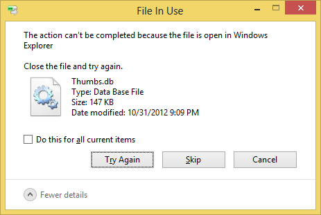 ce que sont généralement les fichiers thumbs db dans Windows 7